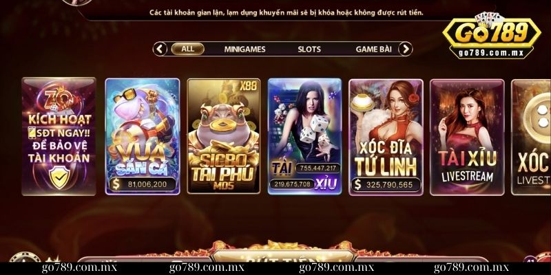 Trải nghiệm kho tàng sản phẩm thú vị